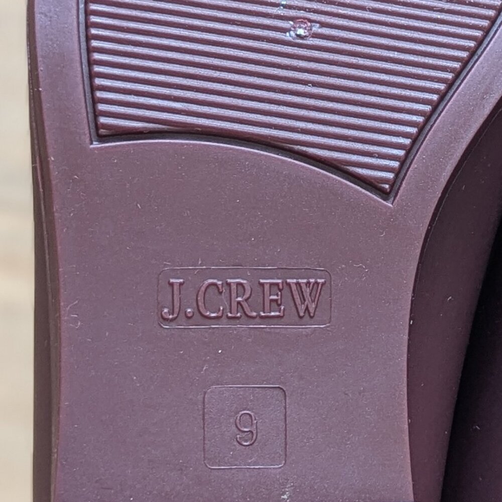 J.Crew Chelsea Rain Boot Matte Deep Maroon Merlot - Size 9 Women’s - Picture 6 of 7